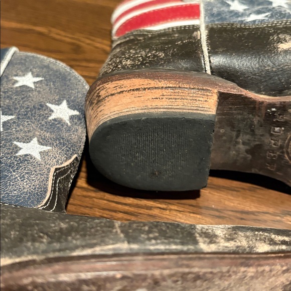 Roper American Beauty Flag Ankle Boots - Picture 11 of 16